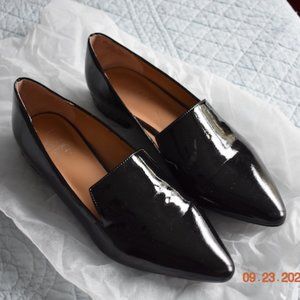 Women's Pointy Black Loafers